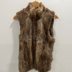 Michael Kors Rabbit Fur Vest sz M